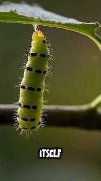 The Caterpillar Transformation That Blew My Mind #butterfly #metamorphosis #shorts