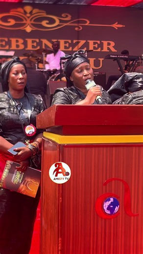 Emotional Moments as Dorcas Naa Korku Afotey, a member of the National Democratic Congress and Board Member of the National Population Council, became emotional as she prepared to read a tribute on behalf of the children in honor of her late father, Ebenezer Afotey Otu. May his soul rest in perfect peace. #amistytv #johndramanimahama #JaneNaanaOpokuAgyemang #ghananews #independence