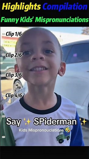 Kids Mispronouncing Words – So Cute and Funny! 😂👶🗣️