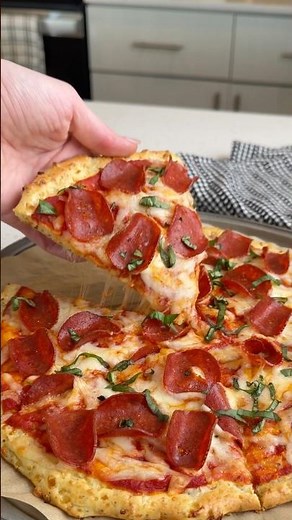 Cottage cheese pizza