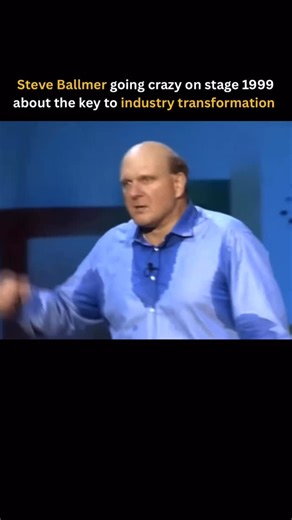 Money knack | Whether you love him or not, Steve Ballmer brought unmatched energy to leadership — and this 1999 moment proves it. His “Developers,... | Instagram