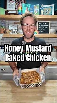 Really Simple Honey Mustard Baked Chicken! #chicken #bakedchicken #easydinners #honeymustard