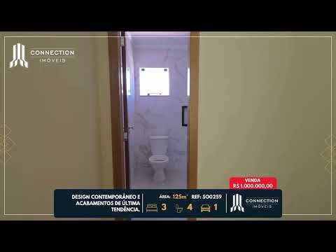 Triplex Novo em Condomínio Fechado | Santa Felicidade - 2 Quadras da Rotatória - VENDA REF:SO0259