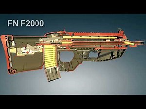 FN F2000 Bullpup assault rifle. How it works | 3dGun