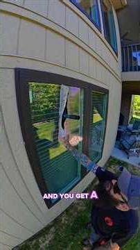 3 Ways To Clean Windows Out Of REACH #windowwashing #cleaningwindows