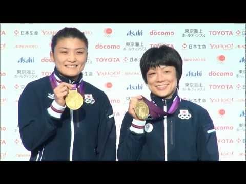 London2012メダリスト会見／小原日登美、伊調馨