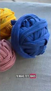 How to make tshirt yarn!
