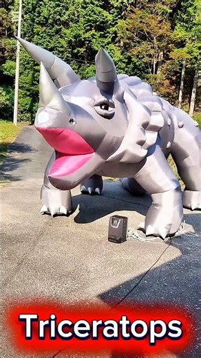 Dinosaur shooting game event production / Tyrannosaurus Inflatable / 恐竜シューティング ステゴサウルス #Dinosaur
