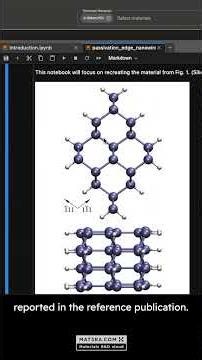 Creating a Silicon (110) Nanowire in Mat3ra Materials Designer. |#mat3ra #shorts#materials #silicone