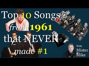 The top 10 Billboard US Hit Singles from 1961 that were good but not quite #1.