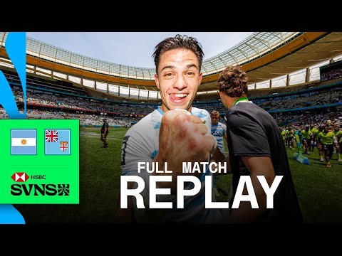 Total rugby MASTERCLASS 🤯 | Argentina v Fiji | HSBC SVNS Cape Town 2025 | Full Match Replay