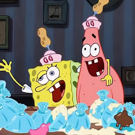 BOB ESPONJA E PATRICK TOMARAM SORVETE DEMAIS | PARÓDIA #shorts