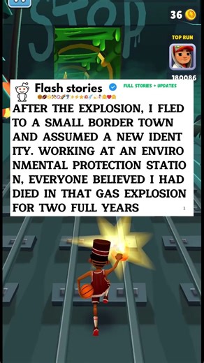 After the explosion, I fled to a small border town and assumed a new identity. Working at an environmental protection station, everyone believed I had died in that gas explosion for two full years | Flash Stories