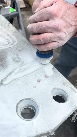 Venom Crossover Diamond Tools | Video 9B — Blue Vacuum Brazed Core Bit Porcelain Test