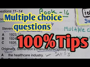 IELTS LISTENING PRACTICE | Multiple Choice Questions listening tips