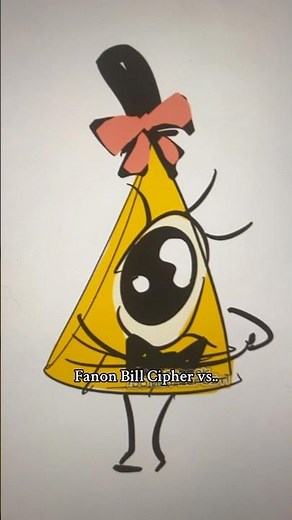Fanon Bill Cipher va Canon Bill Cipher.. #art #gravityfalls