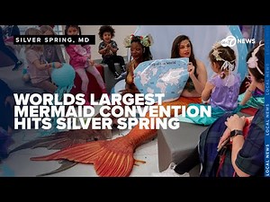 Hundreds to make a splash at world's largest mermaid convention in Silver Spring, Maryland