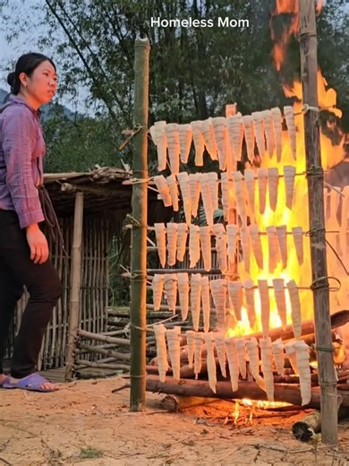 preserve bamboo shoots to improve meals and make roofs for chicken coops | Keira Lee