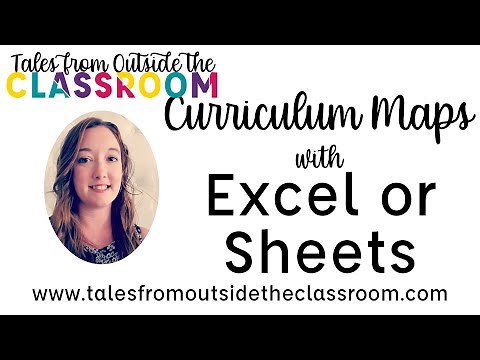 Curriculum Mapping with Excel and Sheets
