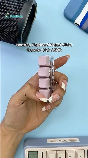 Nonstop Keyboard Fidget Clicks - Crunchy Click ASMR