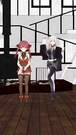 【mmd】Color Mixing ピンク/どこでもジャンボリー！ #mmdホロライブ #ホロライブmmd