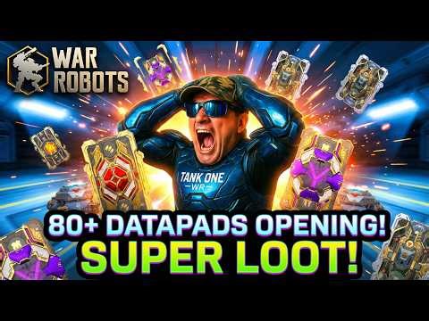 WAR ROBOTS: OPENING 80+ DATAPADS FOR ULTIMATE LEO! 🦁 | IS IT POSSIBLE?