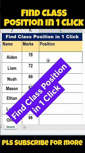 এক্সেলে কিভাবে Ranking করবেন 10 সেকেন্ডে ? 😱 Excel RANK Formula #ranking