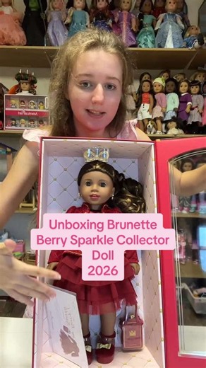 Unboxing Brunette Berry Sparkle Doll! - #americangirl #americangirldoll #dollcollector #unboxing #giftideas @American Girl