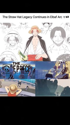 One Piece- The Straw Hat Legacy Continues in Elbaf Arc 🏴‍☠️ Shanks & Luffy