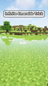 Minecraft Infinite Emeralds Trick 😱 #reels #minecraft #minecraftbuilds #minecrafttutorial | Itsciken