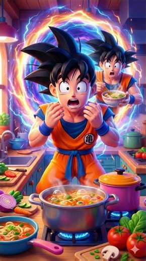 Goku ALMOST Destroyed the Universe... Just for Ramen?! 😱🍜 #goku #dbz #anime