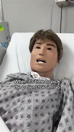 POV: The Manikins in Sim Lab Fighting to Be Your Patient 😭💉 #nursingstudent