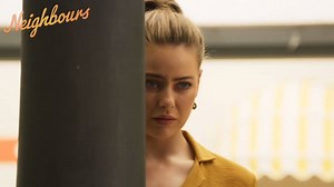 That has got to hurt! Chloe overhears Elly telling her mum about the baby in tonight's Neighbours. | Neighbours