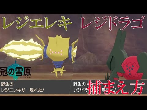 [Pokémon Sword and Shield: Crown Tundra] How to catch Regidrago, Regieleki, and other Regis