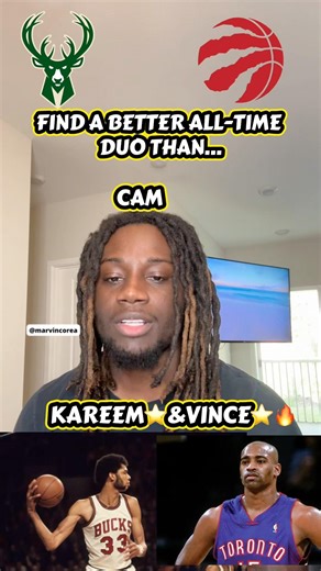 FIND A BETTER ALL-TIME DUO THAN K.ABDUL-JABBAR & V.CARTER#nba #shorts #basketball #reels #fyp