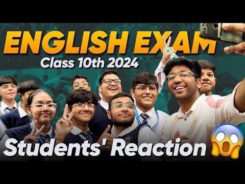 Students Reaction 😱 - ENGLISH Class 10th Boards 2024 I Shobhit Nirwan