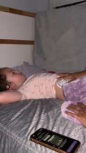 She asked me to do it while she slept but she woke up 😞 #t1d #asmr #type1diabetes #sitechange #t1dmom