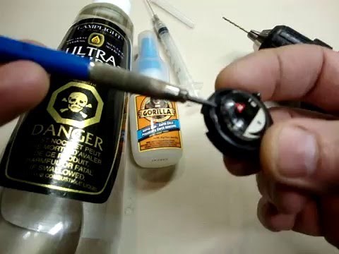 How to remove air bubbles from a compass