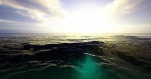 Realistic CGI deep sea