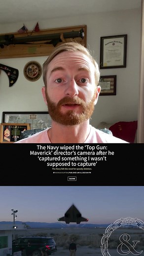 Guy is just lucky he got his camera back. Full story: https://taskandpurpose.com/culture/top-gun-maverick-kosinski-camera-wiped/ | Task & Purpose
