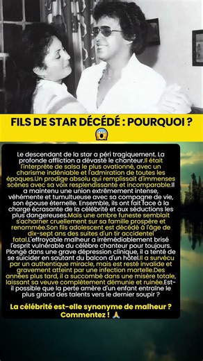 Tragédie dévastatrice pour chanteur légendaire