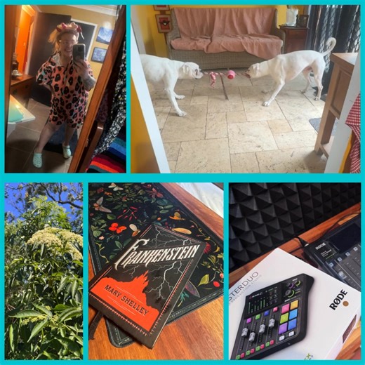 🌻Happy Wednesday to you! 🎙Today I am putting my new RODECaster Duo through its paces. I love how portable it is and I am excited to see what it can do. My original RODECaster Pro has been an absolute workhorse and I adore it. I have used it every single day and it never let me down, but it is time to explore the Duo and everything it offers. 💪🏻 bit of housework is happening here today. There is nothing like a leopard print jumpsuit to tackle the chores with a bit of sass! 🤣The boys have a n