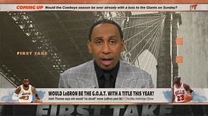 856K views · 8.5K reactions | Stephen A. Smith reacts to Isiah Thomas' comment that LeBron James will surpass Michael Jordan as the greatest player ever if he wins a fourth NBA championship. | ESPN First Take | Facebook