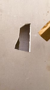 1.9M views · 5.4K reactions | DIY Drywall Hole Repair for Beginners | Crafty Panda | Facebook