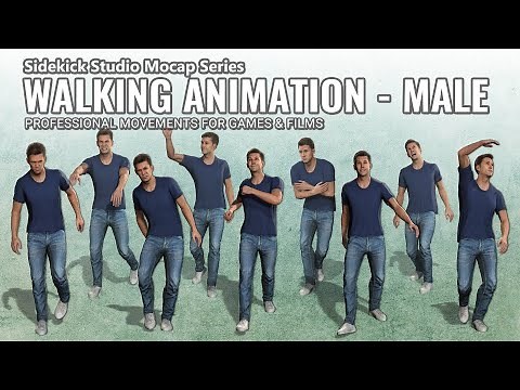 Male Walking Animation: Professional Movements for Games & Films