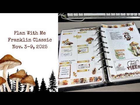 Plan With Me || Franklin Classic || Nov. 3 - 9, 2025