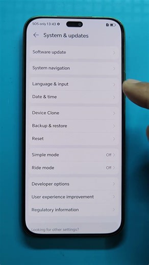 Honor x8b Developer Option Show | OEM Unlocking 2026 #kr_unlocker #shorts Huawei/Honor Phone |