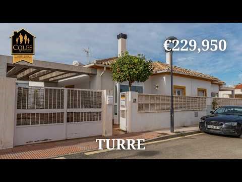 TUR3V56 - Semi-detached 3 bedroom villa situated on the edge of Turre - €229,950