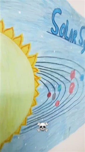 Solar system drawing #Galaxie