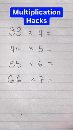 ✅ Crazy and easy way to multiply numbers that are multiples of 11 #mathematics #math #MULTIPLICATION | Professor_1o1